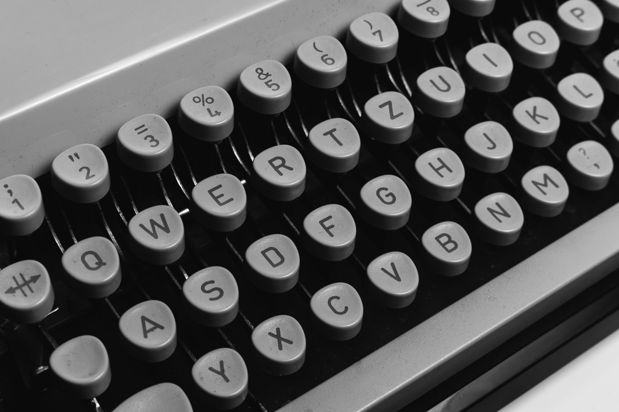 Kirjoituskoneen näppäimistö